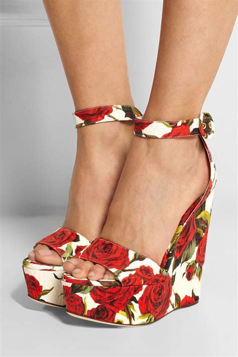 dolce gabbana heel wedges